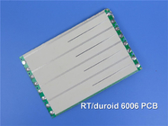 Rogers RT/Duroid 6006 Hochfrequenz-PCB auf 25mil, 50mil und 75mil mit Immersion Gold für Bodenradarwarnung