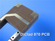 Rogers DiClad 870 PCB mit 1 Unze Kupfer und Eintauchgold für WiFi-Antenne