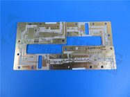 RT/duroid 6035HTC Doppelseitiges hochfrequentes starres PCB mit 1 oz Kupfer und Eintauchgold für HF/Mikrowelle