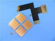 FPC-Leiterplatte hergestellt auf HAUSTIER Material mit Herstellung des Immersions-Goldfpc PCBA