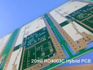 Hybrides mehrschichtiges hybrides HochfrequenzpWB PWB-6-Layer gemacht auf 12mil 0.305mm RO4003C und FR-4