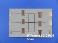 Rogers RT/Duroid 6010 Hochfrequenz-PWB errichtet auf DK 10,2 50mil mit Immersions-Gold für Verbindung- über Satellitsysteme