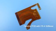 Verzinnte flexible Leiterplatte FPCB mit Versteifung FR-4 für LCD-Modul
