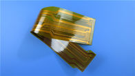 Flexible gedruckte Schaltung FPC Adhesiveless errichtet auf transparentem dünnem Glueless-Polyimide mit dem Gold überzogen für die Spurhaltung