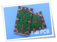 PTFE Hochfrequenz-Leiterplatte der PWB-Brett-krummen Tours F4B