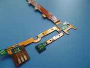 Mehrschichtiges flexibles starkes Immersions-Gold PCBs-Steif-Flex-PCBs-Polyimide-PCBs0.2mm mit Gelb
