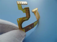Mehrschichtiger flexibler PCBs FPC 4 gelber coverlay LED Streifen Schicht flexibles Immersions-Gold