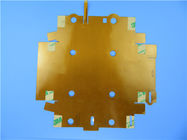 Doppeltes versah flexibles PWB-Brett mit starken 0.15mm und Immersions-Gold mit Seiten