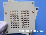 Mikrowelle Rogers RO3010 Leiterplatte DK10.2 DF 0,0022 PWB-Brett-2-Layer Rogers 3010 25mil 0.635mm Hochfrequenz-PWB