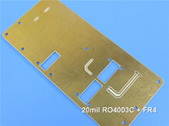 Rogers RO4003C PCB-Substrate Gewebte Glasverstärkte Kohlenwasserstoffe/Keramik