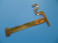 Mehrschichtiges flexibles PCBs FPC coverlay LED Streifen des 4 Schicht-Gelbs flexibles Immersions-Gold