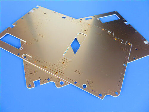 Rogers RO3010 DK 10.2 High-Frequency Laminate and Mixed-Material 4-Layer 1.27mm + 0.076mm + 1.27mm PCB for RF Microwave