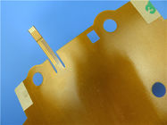 Doppeltes mit Seiten versehene flexible gedruckte Schaltung (FPC) mit Immersions-Gold und Feinlinienbahnen für industrielle Steuerrechner