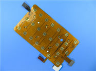 4 Schicht flexibles PWB errichtet auf Polyimide mit 2 Unze-Kupfer und Immersions-Gold plus Tastaturen für tragbare Geräte