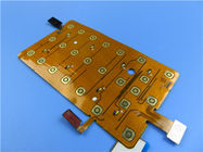 4 Schicht flexibles PWB errichtet auf Polyimide mit 2 Unze-Kupfer und Immersions-Gold plus Tastaturen für tragbare Geräte