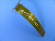 Das Doppelte versah flexibles PCBs errichtet auf Polyimide mit starken 0.15mm und Immersions-Gold für Anzeigen-Hintergrundbeleuchtung mit Seiten