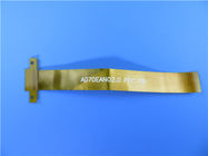 Das Doppelte versah flexibles PCBs errichtet auf Polyimide mit starken 0.15mm und Immersions-Gold für Anzeigen-Hintergrundbeleuchtung mit Seiten