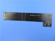 Doppelschicht flexibles PWB errichtet auf PU-Substrat mit schwarzer Lötmittel-Maske und Immersions-Gold für GPS-Navigation