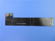Doppelschicht flexibles PWB errichtet auf PU-Substrat mit schwarzer Lötmittel-Maske und Immersions-Gold für GPS-Navigation