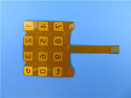 Einseitiges flexibles PCBs gemacht auf PU-Material mit 3M Tape und Immersions-Gold für Tastatur-Anwendung