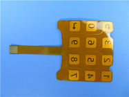 Einseitiges flexibles PCBs gemacht auf PU-Material mit 3M Tape und Immersions-Gold für Tastatur-Anwendung