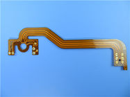 Doppelschicht flexibles PWB errichtet auf Polyimide mit 2 Unze-Kupfer und Immersions-Gold zur industriellen Steuerung