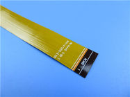 Doppelschicht-flexible Leiterplatte auf Polyimide mit gelber Maske und PU-Versteifung für Dünnfilmschalter
