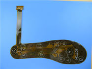 flexible gedruckte Schaltung 2-Layer (FPC) errichtet auf Polyimide mit Immersions-Gold und Versteifung für Sport-Einlegesohle