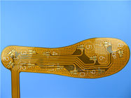 flexible gedruckte Schaltung 2-Layer (FPC) errichtet auf Polyimide mit Immersions-Gold und Versteifung für Sport-Einlegesohle