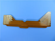 Flexible gedruckte Schaltung (FPC) errichtet auf Polyimide 2oz mit Immersions-Gold und gelbem Coverlay für Interface-Baustein