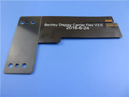 Flexible gedruckte Schaltung (FPC) errichtet auf Polyimide 1oz mit schwarzem Coverlay für Anzeigen-Fördermaschine