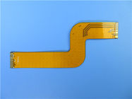 Mehrschichtiger flexibler PCBs-Polyimide PCBs bei 0.25mm dick mit Immersions-Gold