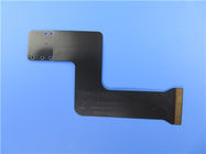 4 Schicht-flexible gedruckte Schaltung FPC errichtet auf Polyimide mit schwarzer Maske
