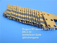 Rogers RT/Duroid 5870 62mil 1.575mm Hochfrequenz- PWB für Punkt-zu-Punkt-Digital-Radioantennen