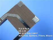 Takonische TLX-8 Hochfrequenz-Leiterplatte PWB-62mil 1.575mm Rf-TLX-8 mit OSP