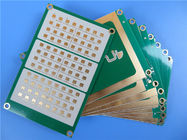 Hybride Hochfrequenzleiterplatten 3-lagiges hybrides Rf-PWB gemacht auf 13.3mil RO4350B und 31mil RT/Duroid 5880