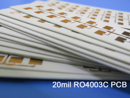 Mikrowelle Rogers 4003 20mil 0.508mm PWB-Doppeltes mit Seiten versehenes Rf-PWB PWB-RO4003C Hochfrequenz-