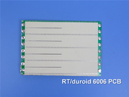 Rogers RT/Duroid 6006 Hochfrequenz-PCB auf 25 mil, 50 mil und 75 mil Coating Immersion Gold für Bodenradarwarnung