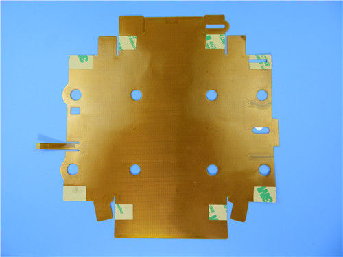 Doppeltes mit Seiten versehene flexible gedruckte Schaltung (FPC) mit Immersions-Gold und Feinlinienbahnen für industrielle Steuerrechner