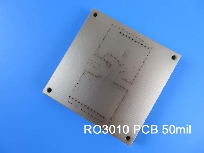 Rogers RO3010 Mikrowelle PWB Rf-Leiterplatte-2-Layer Rogers 3010 50mil 1.27mm mit Immersions-Silber