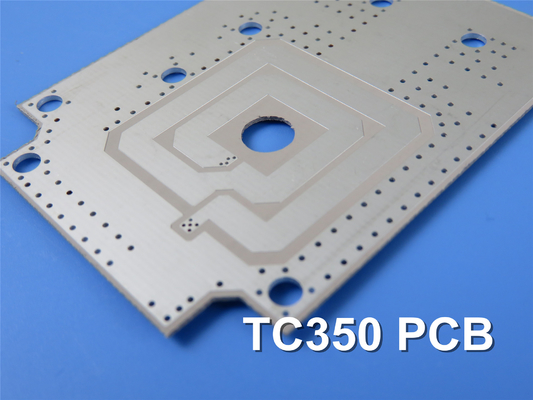 Rogers TC350-Laminate sind Leiterplatten-Substrate für Druckplatten, 2-Schicht-PCB 20mil mit Heißluft-Lötniveau (HASL)