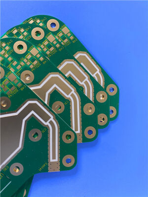 Rogers AD250C Laminat und Custom High-Frequency Double Side PCB auf 0,508 mm (20mil) Substrat mit reinem Gold
