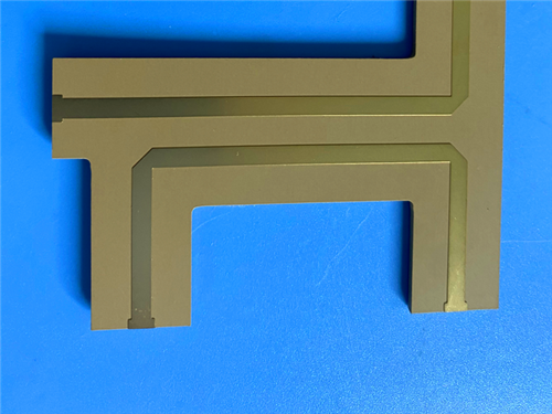 TF440 Keramikgefülltes PTFE-Laminat und kundenspezifische 2-lagige starre Leiterplatte auf 25mil Substrat mit Tauchgold