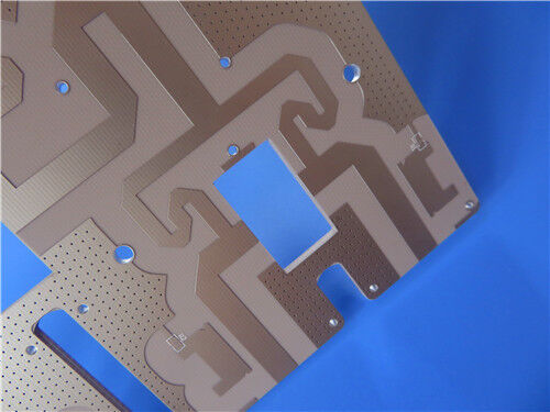 Rogers RO3010 DK 10.2 Hochfrequenz-Laminat und Mixed-Material 4-Lagen 1,27mm + 0,076mm + 1,27mm PCB für RF-Mikrowellen