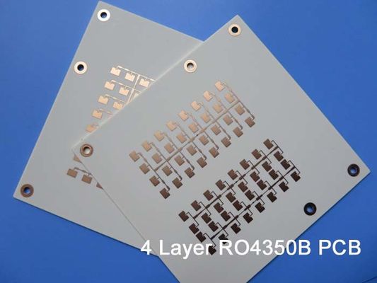 4 Schicht Rf-Leiterplatte auf Rogers 60mil RO4350B und 10mil RO4350B mit hinterem Bohrgerät für UHFkoppler