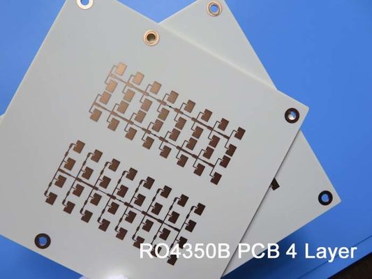 4 Schicht Hochfrequenz-PWB auf 6,6 Mil RO4350B und 10 Mil RO4350B für Radar-System