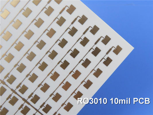 Rogers RO3010 Hochfrequenz-Mikrowelle PWB PWBs 2-Layer Rogers 3010 10mil 0.254mm Leiterplatte-DK10.2 DF 0,0022